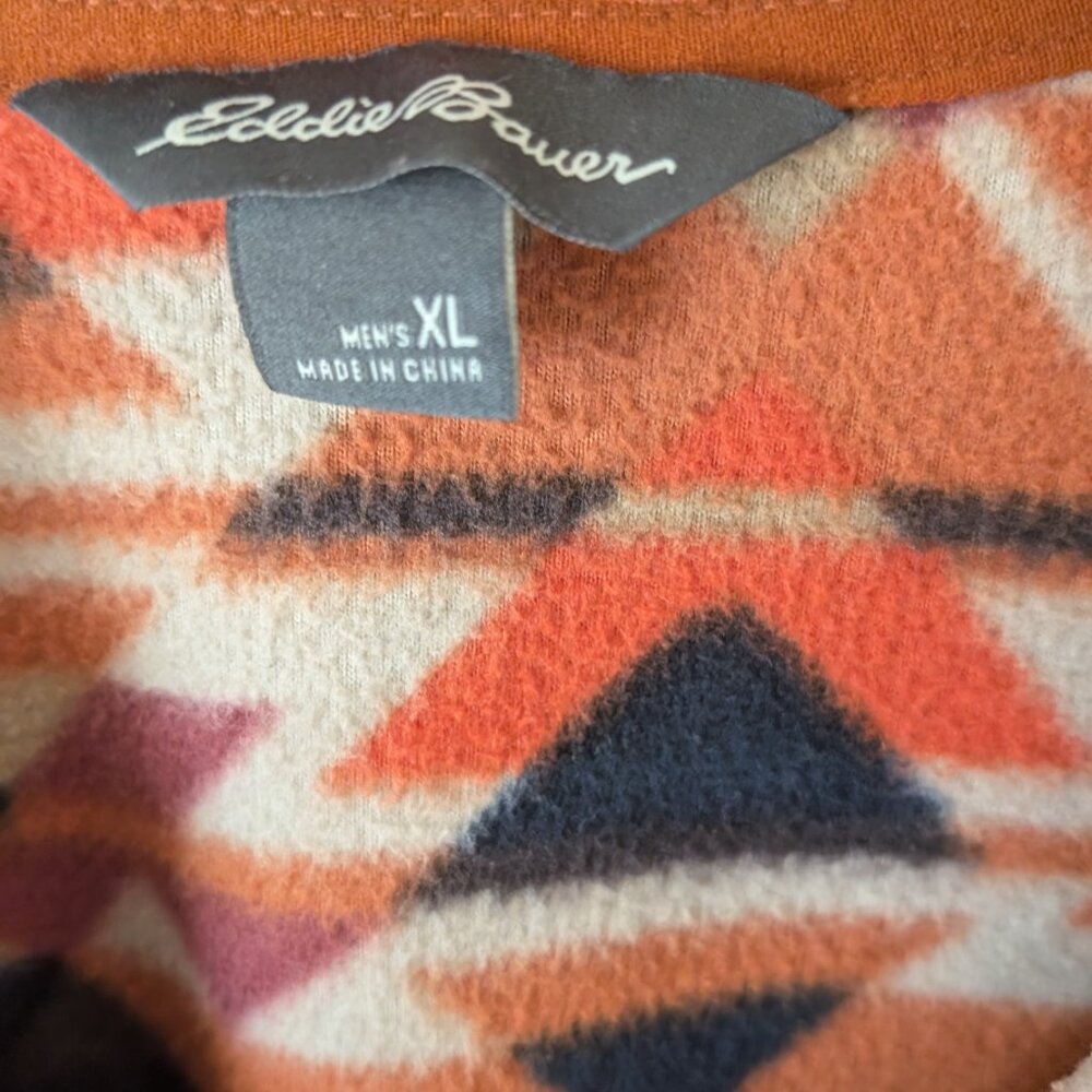 Eddie Bauer Quarter Zip - Awesome Pattern! View 2